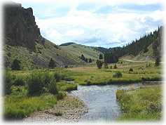 Valle Vidal recreational area in Northern New Mexico.