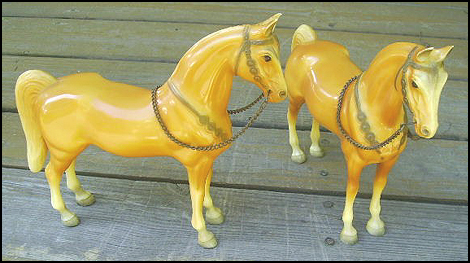 Vintage Western Plastic Toys: Horses
